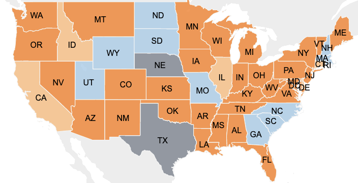 COVID-19 Mandates and Cases by State